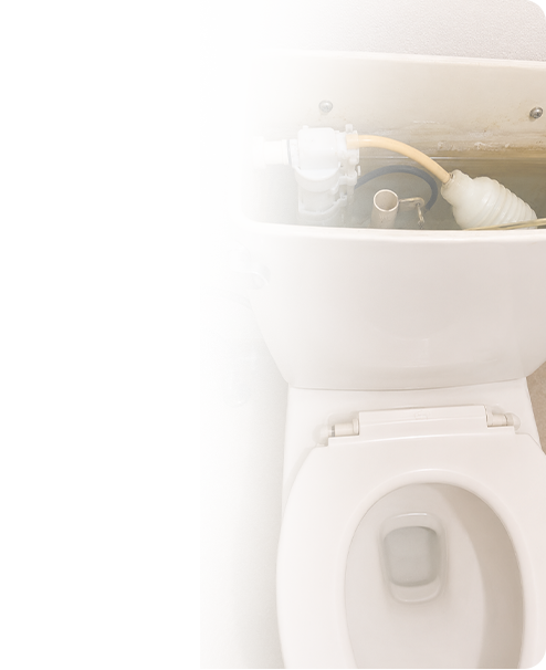 トイレタンク故障の写真